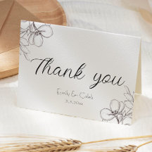 Arte de Linha Floral Preta e Branca