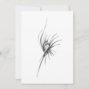Cartão De Agradecimento Arte de Tatuagem Tribal Abstrato Preto e Branco de