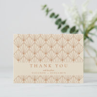 Arte Deco Queimou Casamento Personalizado Laranja 