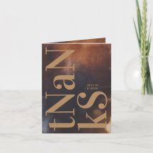 Arte enferrujada Grande Monograma Simples Bold Mod