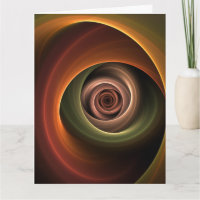 Arte fractal moderno em cores quentes abstratas em