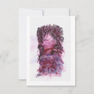 Cartão De Agradecimento Arte moderna