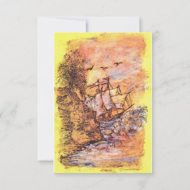 Cartão De Agradecimento Arte moderna (Frente)