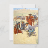 Arte Ocidental de Frederic Remington “Um Mapa Na A