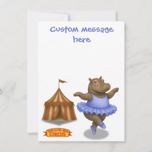Cartão De Agradecimento artista de circo Helene