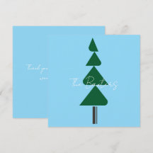 Árvore de Natal Verde Chic Minimalista Abstrata