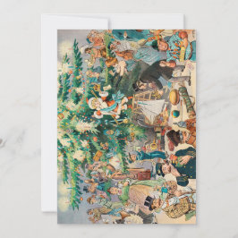 Cartão De Agradecimento Árvore Natal (1902)