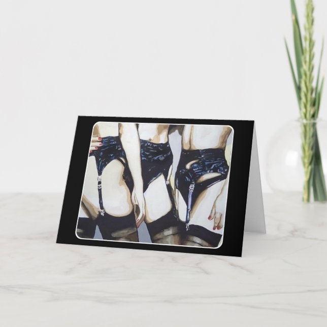 Cartão De Agradecimento 'As coisas acontecem quando a festa acaba" (Frente)