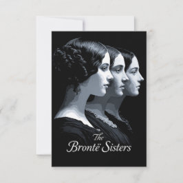 Cartão De Agradecimento As Irmãs Brontë