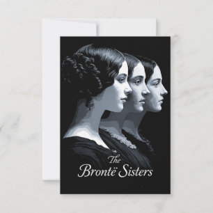 Cartão De Agradecimento As Irmãs Brontë