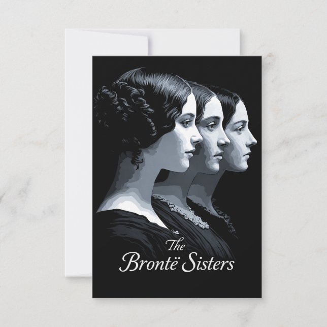 Cartão De Agradecimento As Irmãs Brontë (Frente)