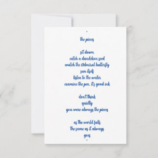 Cartão De Agradecimento as peças