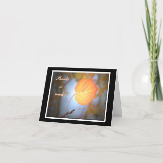 Cartão De Agradecimento Aspen Note Card