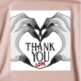 Cartão De Agradecimento Até que a Morte nos Separe | Carta TY Casal | Cor