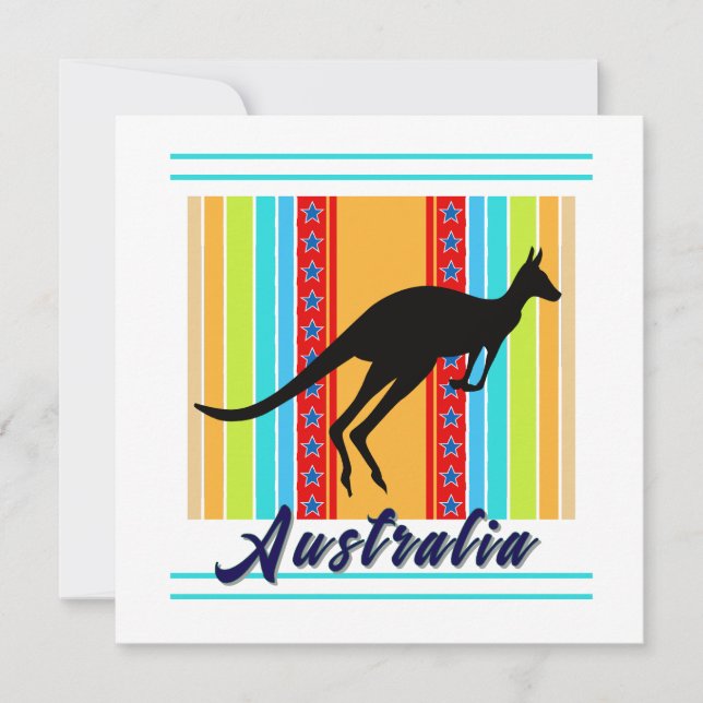 Cartão De Agradecimento Austrália (Frente)