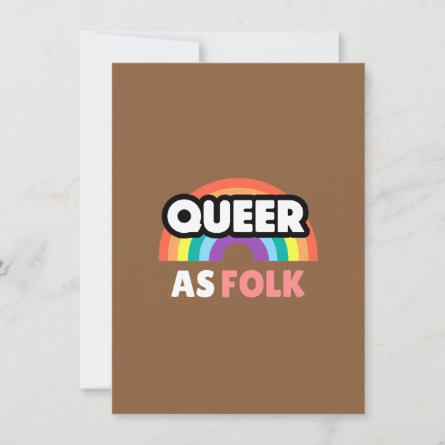 Cartão De Agradecimento Autumn Brown Wallpaper | Rustic Minimalist Design (Frente)