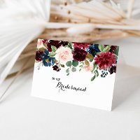 Autumn Rustic Bridesmaid Obrigado