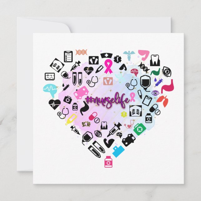 Cartão De Agradecimento #babá, humor de enfermagem, lutas de enfermeira, e (Frente)