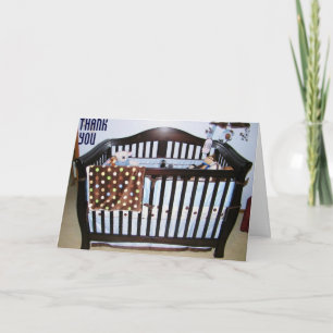 CARTÃO DE AGRADECIMENTO BABY GIFT THANK, YOU