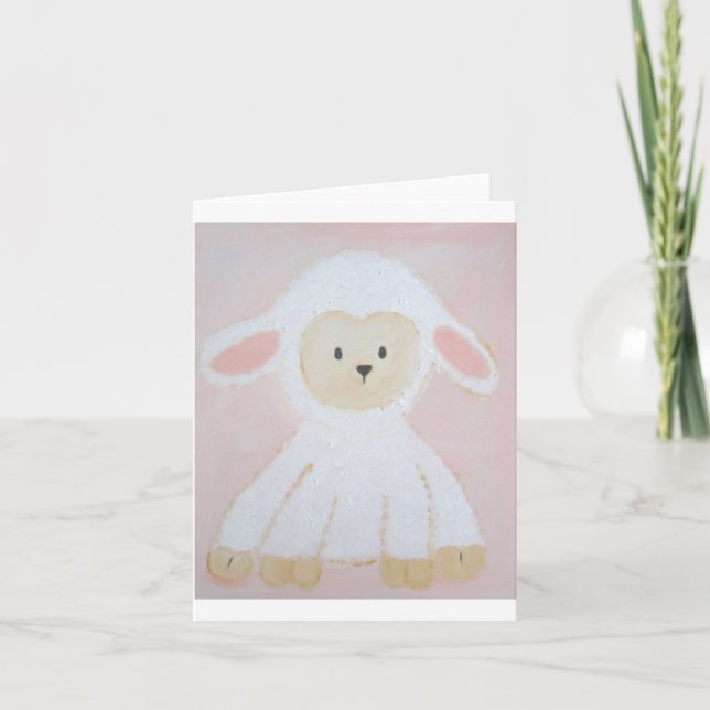 Cartão De Agradecimento Baby Notecard or Thank You Note (Frente)