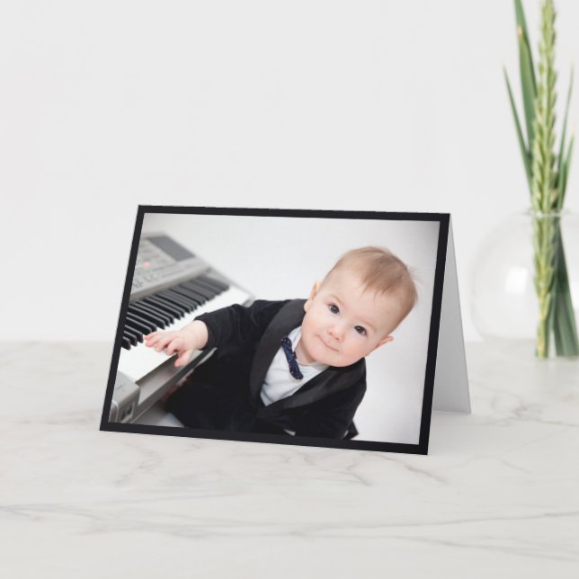 Cartão De Agradecimento Baby Prodigy Card (Frente)