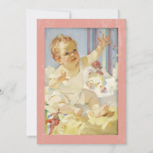Cartão De Agradecimento Baby Reaching for Momma Haddon Sunblost Artist