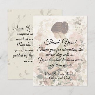 Cartão De Agradecimento Baby Shower