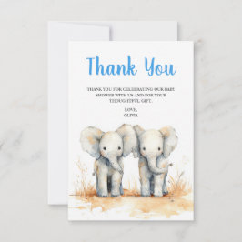 Cartão De Agradecimento Baby Shower Thank You Card