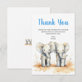 Cartão De Agradecimento Baby Shower Thank You Card