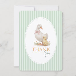 Cartão De Agradecimento Baby Shower Thank You Cards Goose and Gosling.