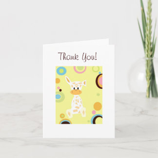 Cartão De Agradecimento Baby Thank You Card