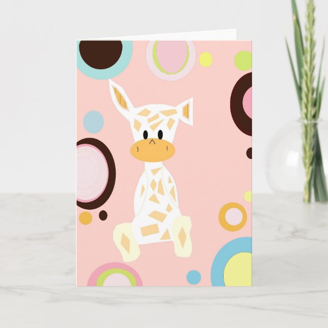 Cartão De Agradecimento Baby Thank You or Birthday Notecards (Frente)