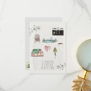 Cartão De Agradecimento Bachelorette Camping Glamp Trip