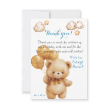 Balão de Urso de Teddy