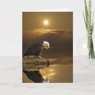 Cartão De Agradecimento Bald Eagle GRATITUDE Series
