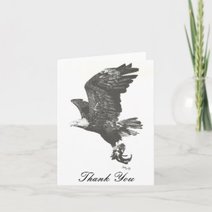 Cartão De Agradecimento Bald Eagle Thank You Card