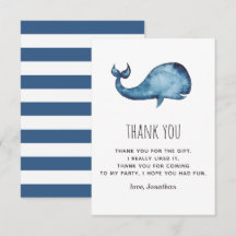 Baleia marinho azul de aquarela. Aniversário de cr