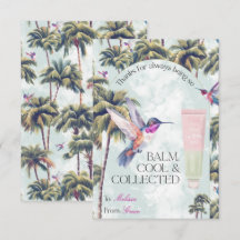 Cartão de Agradecimento Balm Cool & Collected Beij