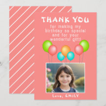 Balões de Festa Cor-de-Rosa Menina Aniversário Fot