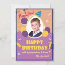 Balões de Foto para Crianças Feliz Aniversário Per