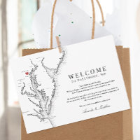 Baltimore Maryland Wedding Welcome Itinerary