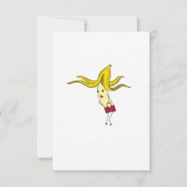 Cartão De Agradecimento Banana glamorosa, tema de banana