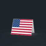 Cartão De Agradecimento Bandeira Americana<br><div class="desc">Cartões de agradecimentos de Design de bandeira americana</div>