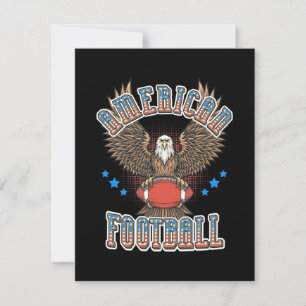 Cartão De Agradecimento Bandeira Americana do Futebol EUA