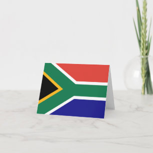 Cartão De Agradecimento Bandeira da África do Sul
