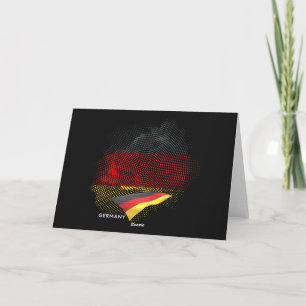 Cartão De Agradecimento bandeira da Alemanha