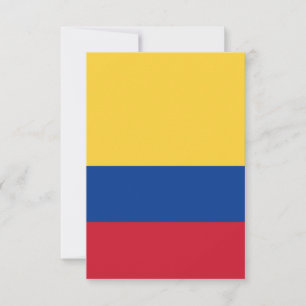 Cartão De Agradecimento bandeira da Colômbia