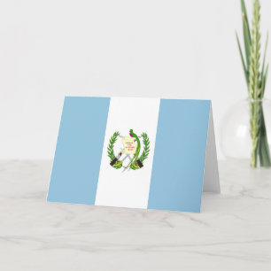 Cartão De Agradecimento Bandeira da Guatemala