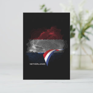 Cartão De Agradecimento bandeira da Holanda