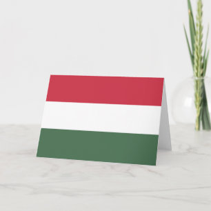 Cartão De Agradecimento Bandeira da Hungria